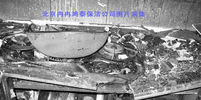 廚房火災(zāi)后現(xiàn)場(chǎng)